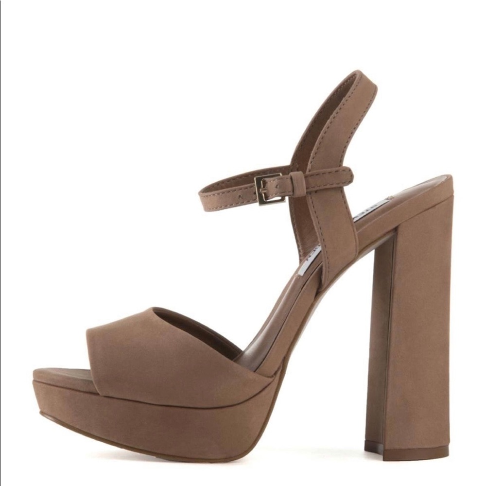 Steve Madden Kierra Camel Platform Heels